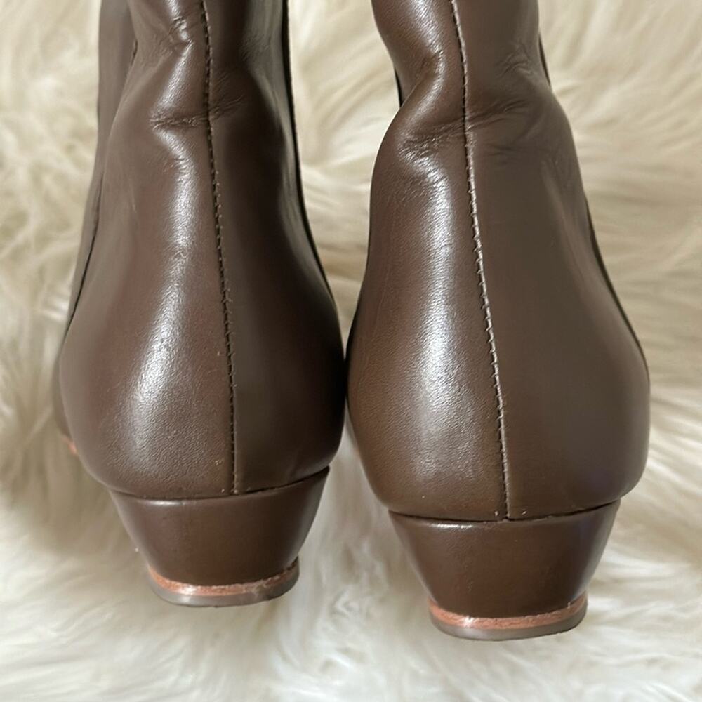 Loeffler Randall | Chestnut (Brown color) Matilde Wedge Boots Size 5.5 - Picture 15 of 15